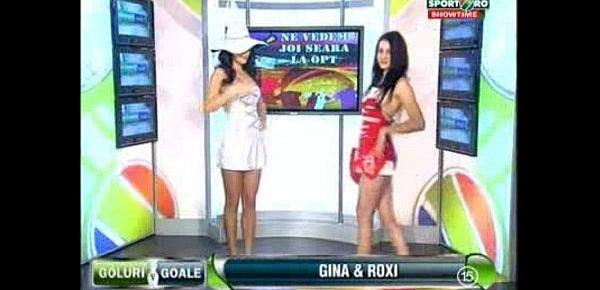  Goluri si Goale ep 7 Gina si Roxy (Romania naked news)